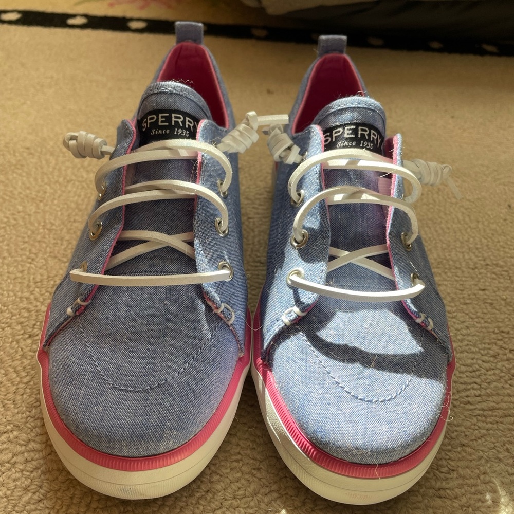 Womens 6 sperry x vineyard vines limited edition collab sneakers like new